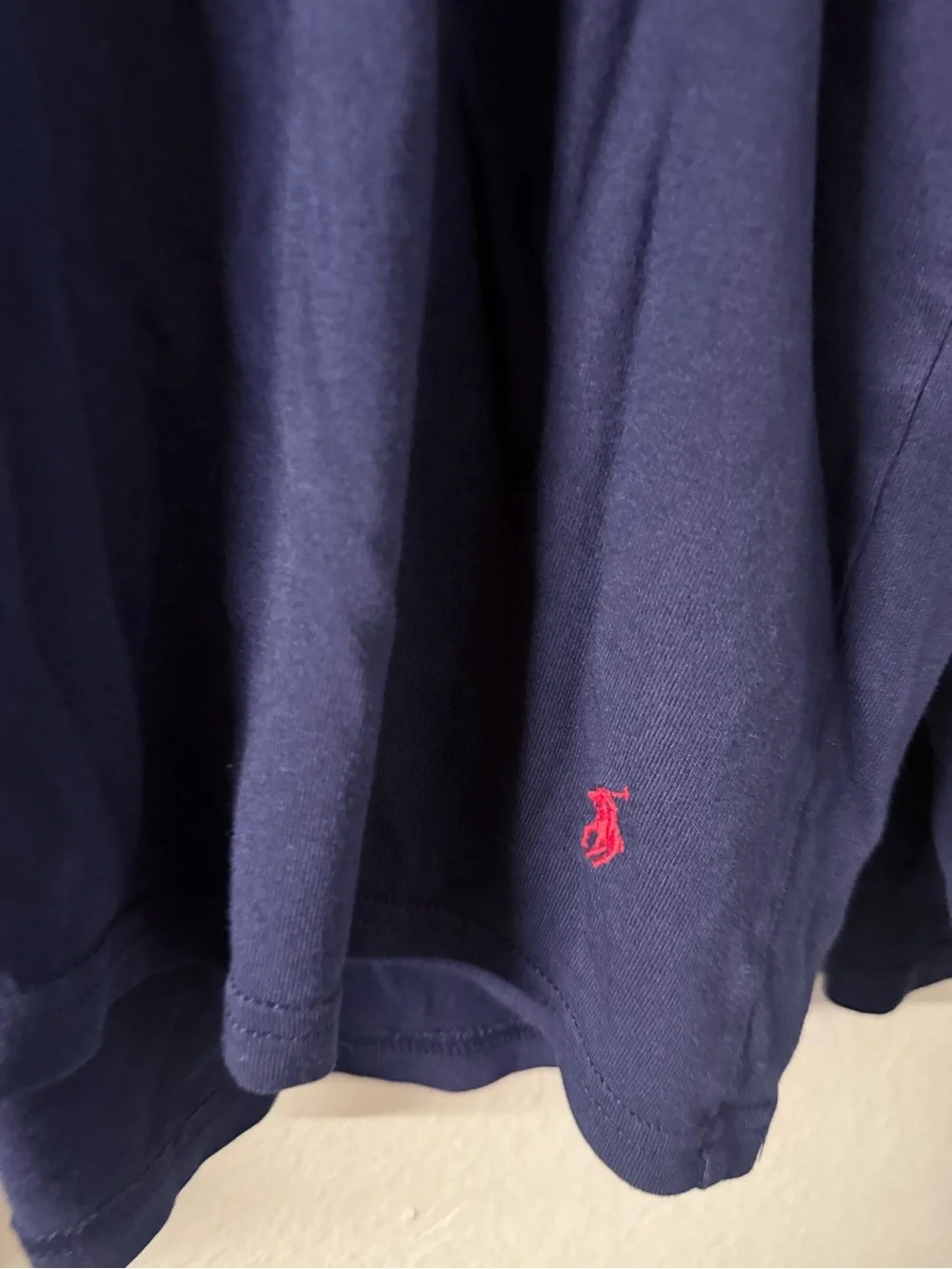 Polo by Ralph Lauren Navy Top with Red Trim
